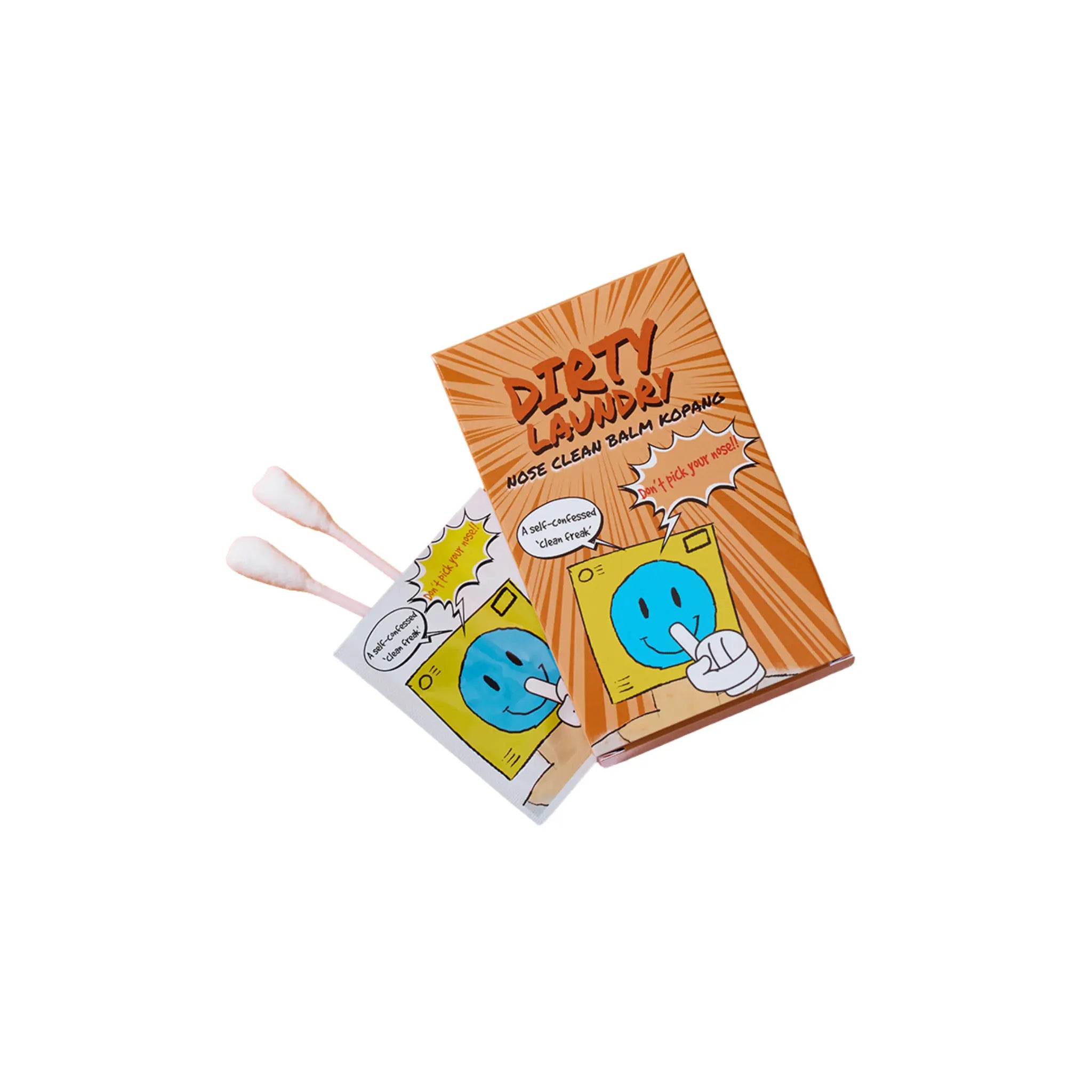 DIRTY LAUNDRY Nose Clean Kopang Balm Nasal Swab for Dry Nose (3ml x 5 pouches in 1 box) The CLO Beauty Bar