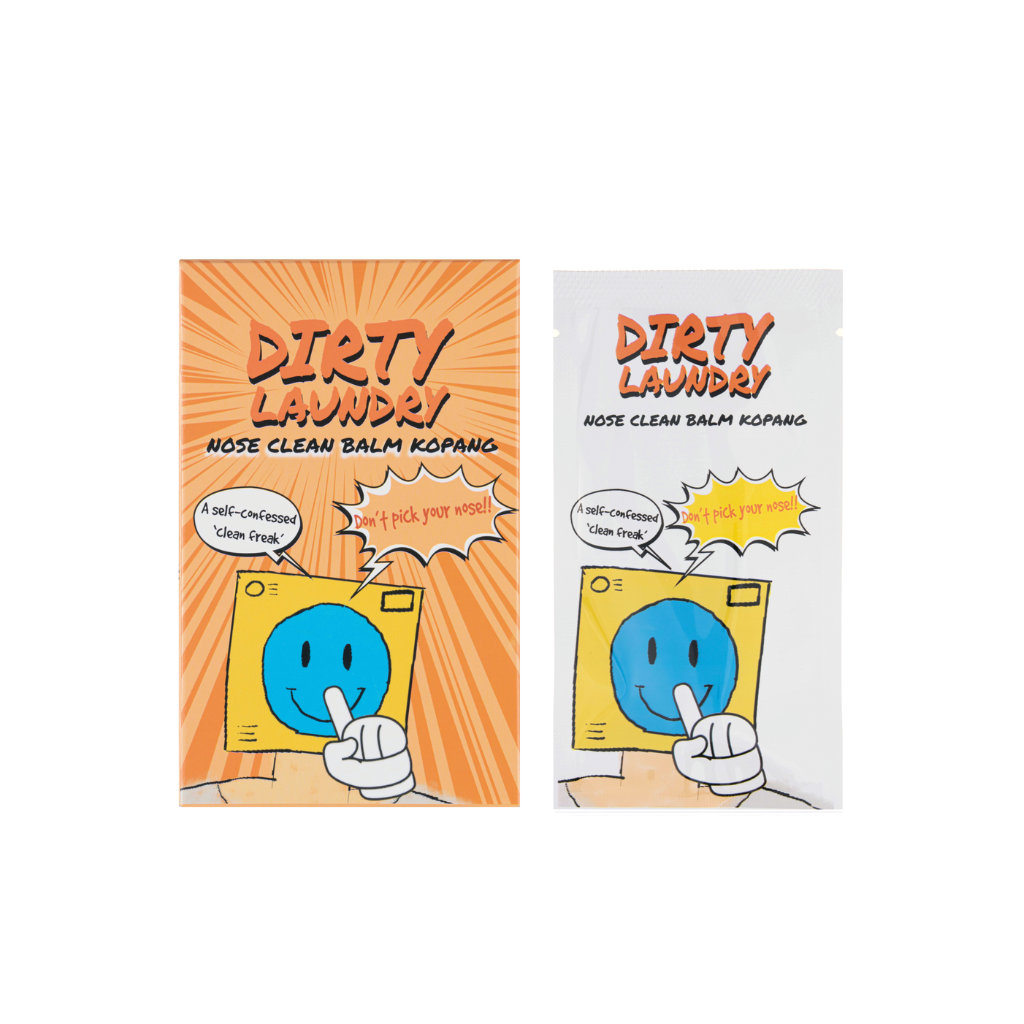 DIRTY LAUNDRY Nose Clean Kopang Balm Nasal Swab for Dry Nose (3ml x 5 pouches in 1 box)
