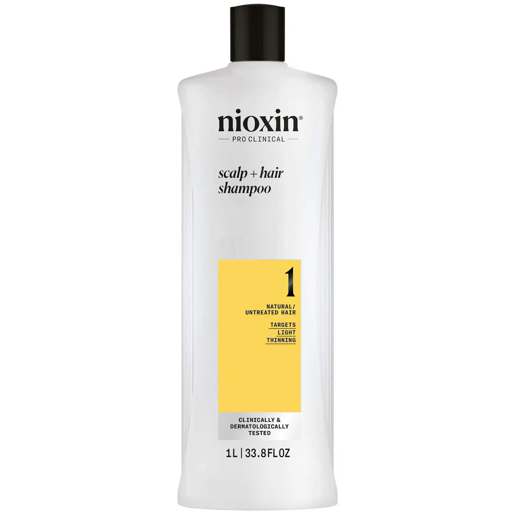 nioxin PRO CLINICAL System 1 Shampoo 1000ml (SS) The CLO Beauty Bar
