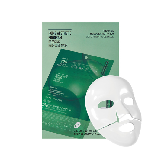 VT Cosmetics Pro Cica Reedle Shot 100 2-Step Hydrogel Mask Bundle (5 pieces)