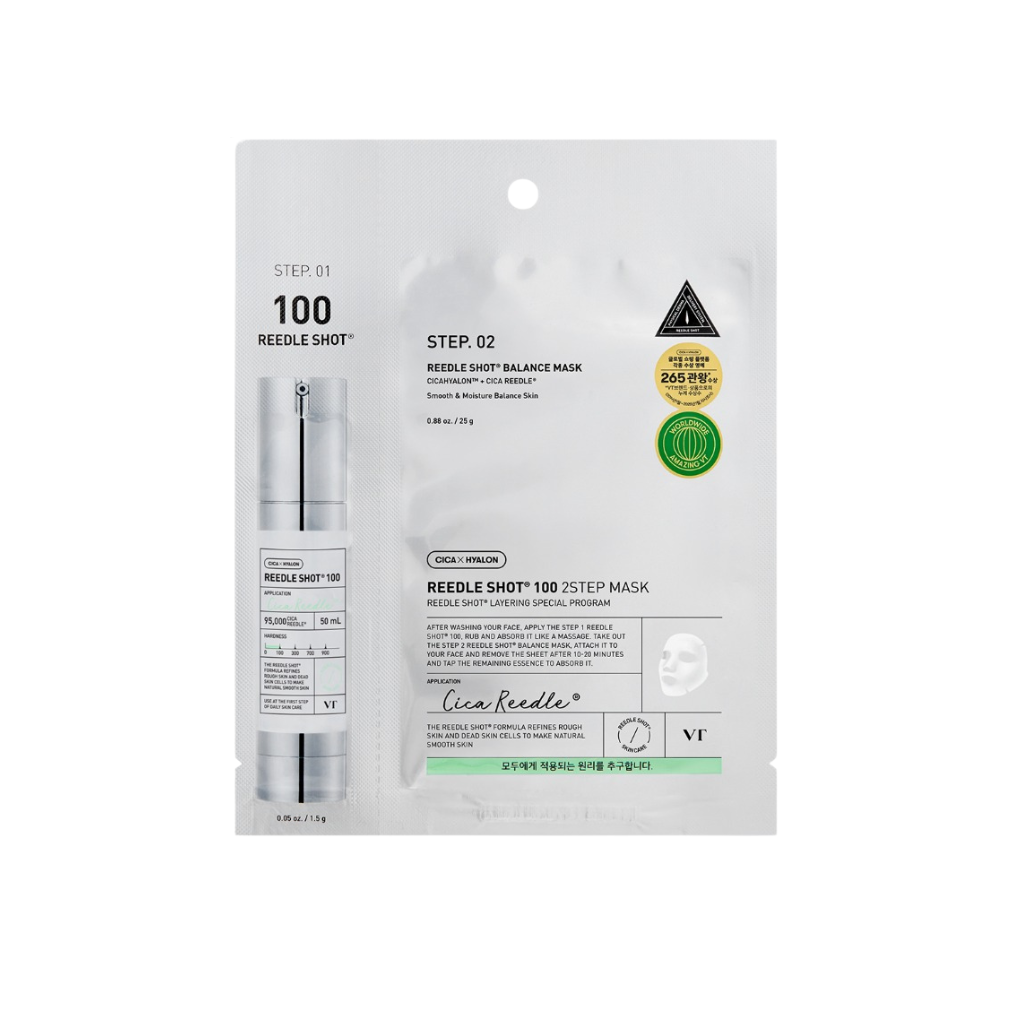 VT Cosmetics Reedle Shot 100 2-Step Mask (5 pieces)