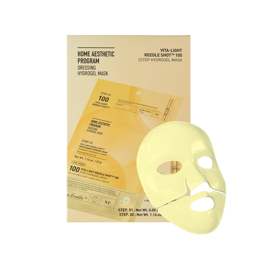 VT Cosmetics Vita-Light Reedle Shot 100 2-Step Hydrogel Mask (5 pieces)