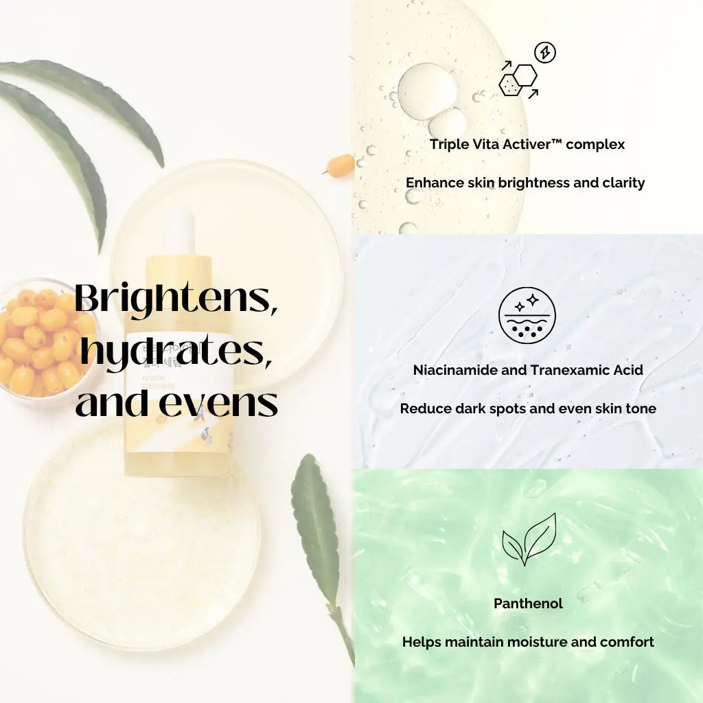 Round Lab Vita Niacinamide Dark Spot Serum 30ml The CLO Beauty Bar